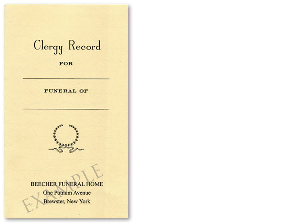 Clergy Record #1008