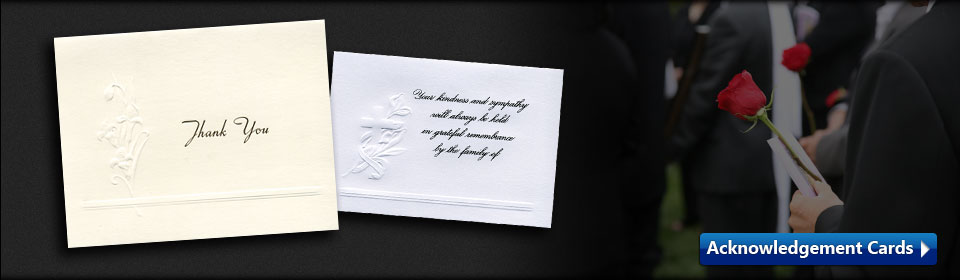 Acknowledgement Cards