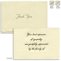 Engraved Acknowledgement Card #1051-30-89