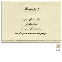 Engraved Acknowledgement Card #Her