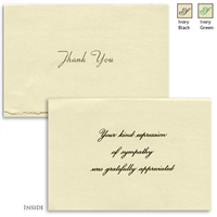 Engraved Acknowledgement Card #1051-30-88