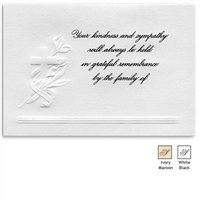 Engraved Acknowledgement Card #441-11F