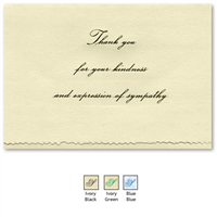 Engraved Acknowledgement Card #1051-93