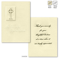 Engraved Acknowledgement Card #1065-80