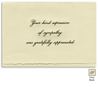 Engraved Acknowledgement Card #1051-88