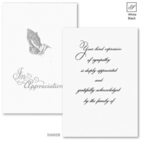 Engraved Acknowledgement Card #182-57