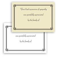 Economy Acknowledgement Card #ACK89