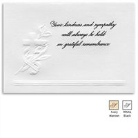 Engraved Acknowledgement Card #441-11